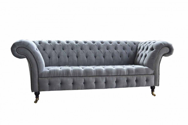 Chesterfield 3 seater couch seat fabric couches sofas sofa upholstery