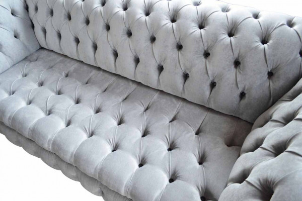 Chesterfield 3 seater couch seat fabric couches sofas sofa upholstery