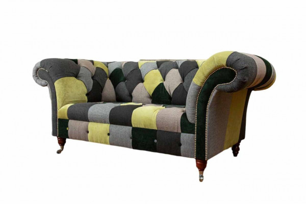 Chesterfield Couch Upholstery 2 Seater Design Textile Sofas Couches Lounge