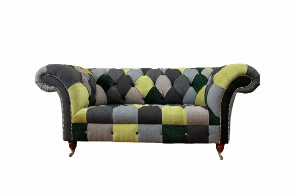 Chesterfield Couch Upholstery 2 Seater Design Textile Sofas Couches Lounge