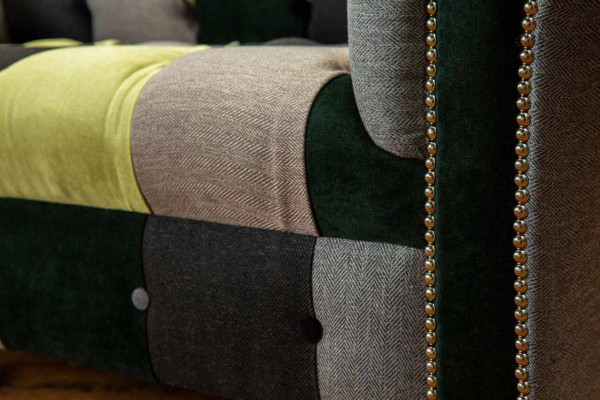 Chesterfield Couch Upholstery 2 Seater Design Textile Sofas Couches Lounge