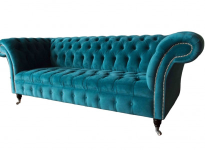 Sofa three-seater upholstery 3-seater sofas design luxury furniture textile new