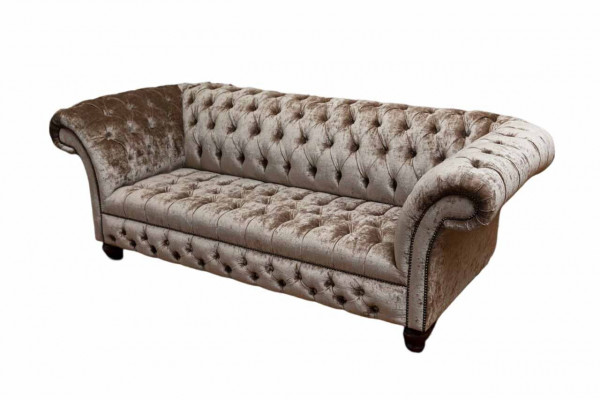 Chesterfield Sofa 3 Seat Upholstered Design Couches Sofas Modern Three-seater