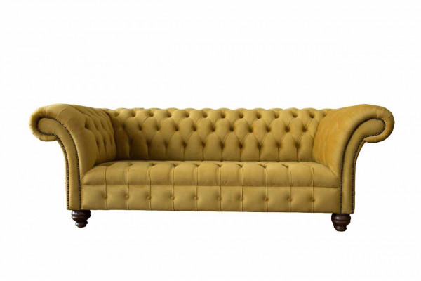 Sofa 3-seater sofas seat couch upholstery Chesterfield couches three-seater textile