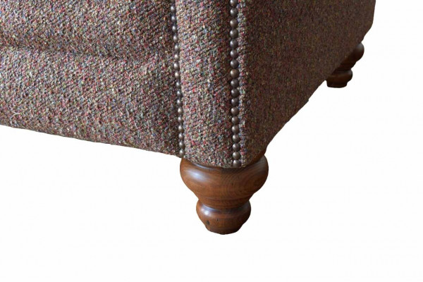 Big Chesterfield English classic style sofa couch 3-seat upholstery 230cm