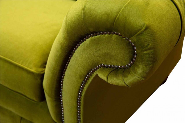 Sofa 3 seater fabric design couch upholstered sofas textile modern Chesterfield