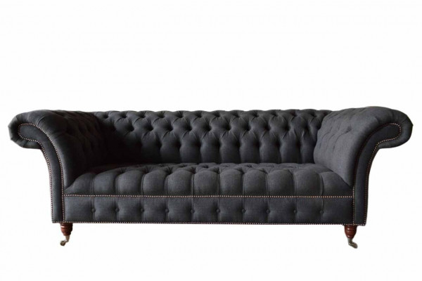 Chesterfield three-seater sofa 3-seater couch upholstered couches design textile