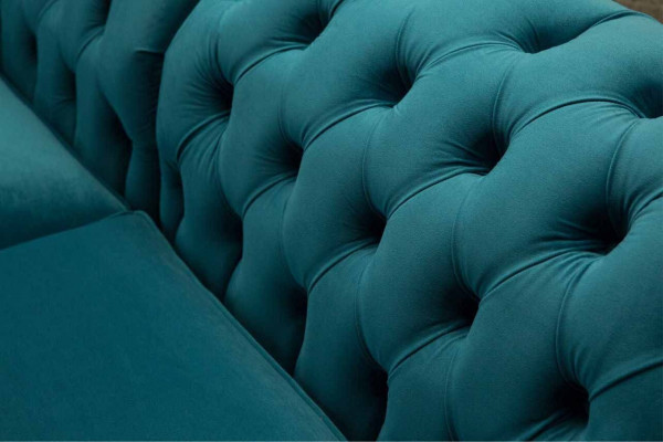 Design Sofa 3-Seater Couch Chesterfield Upholstered Sofas Living Room Design