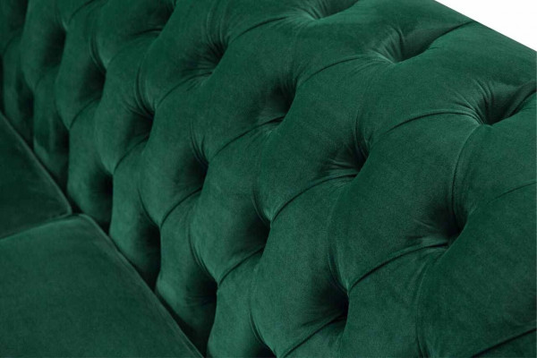 Chesterfield Couch Sofa Upholstery 3-Seater Sofa Couch Green New