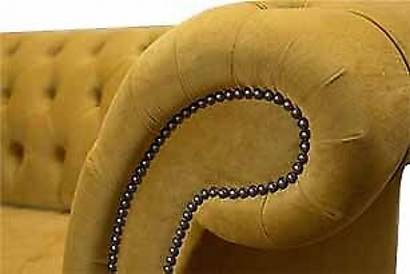 Two-seater sofa 2-seater design sofas upholstery chesterfield seat fabric textile