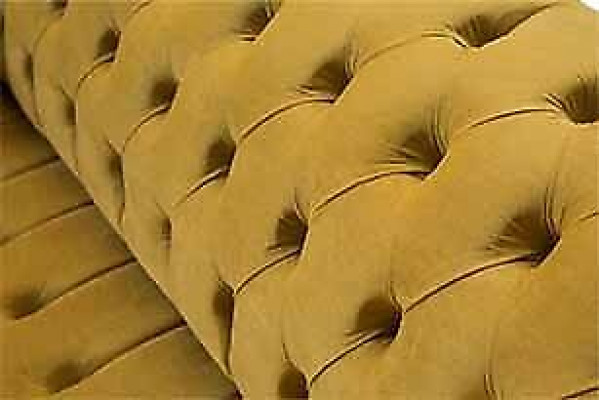 Two-seater sofa 2-seater design sofas upholstery chesterfield seat fabric textile
