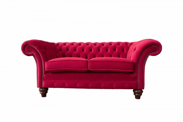 Modern Design Textile Sofa 2-Seater Couch Upholstery Luxury Sofas Chesterfield