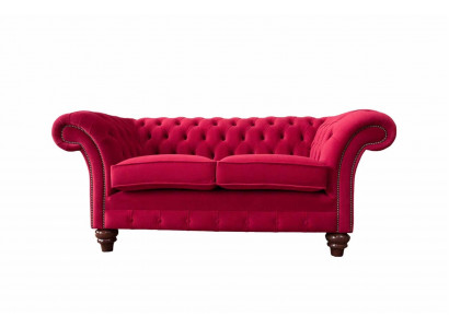 Modern Design Textile Sofa 2-Seater Couch Upholstery Luxury Sofas Chesterfield