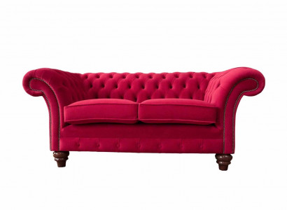 Modern Design Textile Sofa 2-Seater Couch Upholstery Luxury Sofas Chesterfield