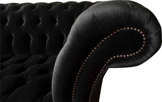 Chesterfield 2-seater designer sofa couch upholstery luxury couches fabric