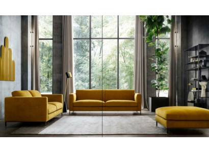 Designer couch upholstery seating set sofa sets 3+3 seater + stool 3-piece set.