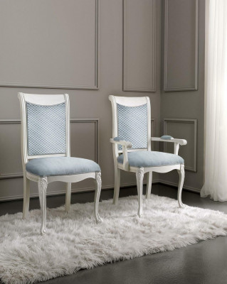 Living room chair design dining room wooden chairs upholstered with armrest baroque rococo