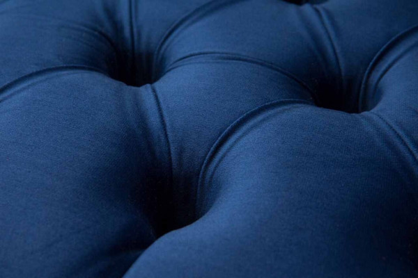 English Chesterfield office seating furniture sofa couch 2-seater royal blue