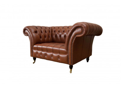 Chesterfield Design Fabric Couch Armchair 1.5-Seater Upholstered Sofas Lounge