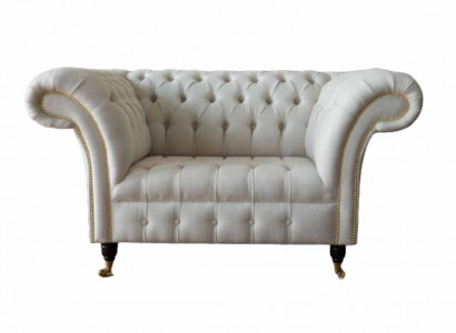 Sofa 1.5-Seater Couch Design Upholstery Modern Textile Fabric Couches New