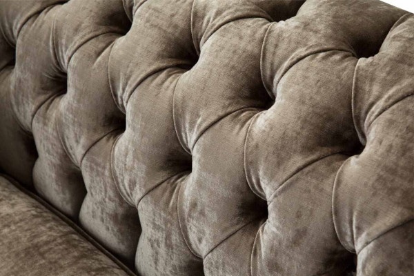 Design Chesterfield Armchair 1-Seater Couch Upholstery Luxury Textile Sofas