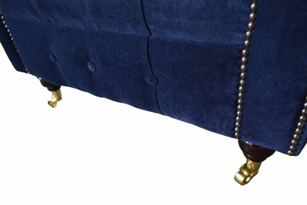 Chesterfield textile armchair single seater sofa upholstery design luxury modern