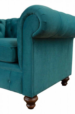 Armchair 1 Seater Chesterfield Upholstered Sofas Design Luxury Couch Sofa New