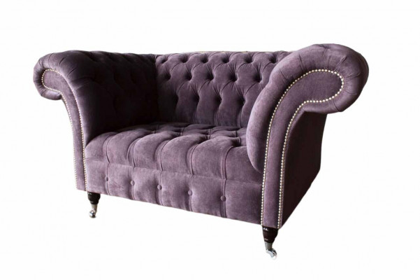 Chesterfield armchair velvet single-seater luxury armchair sofas living room new