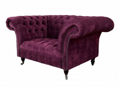 Wingback armchair luxury 1-seater single-seater upholstered design fabric modern