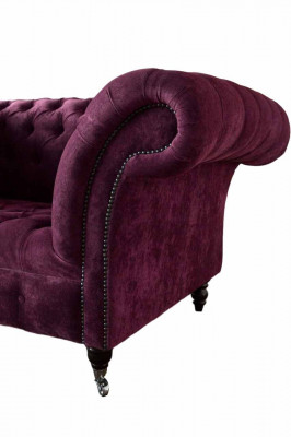 Wingback armchair luxury 1-seater single-seater upholstered design fabric modern
