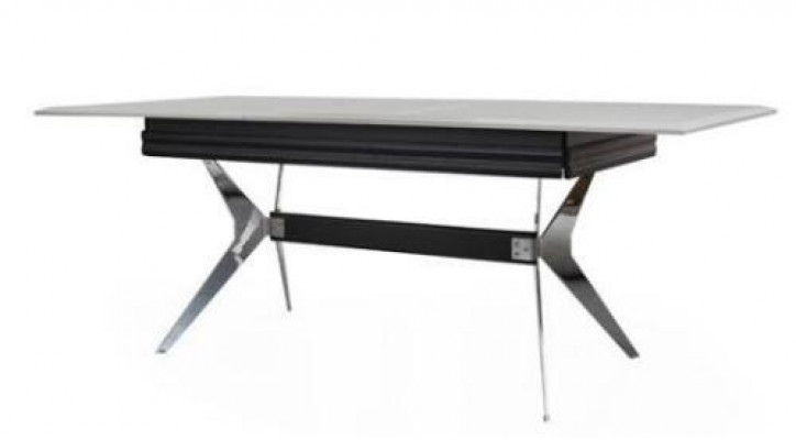 Luxury dining room black gray dining table with six chairs sideboard dining set 9 pieces.