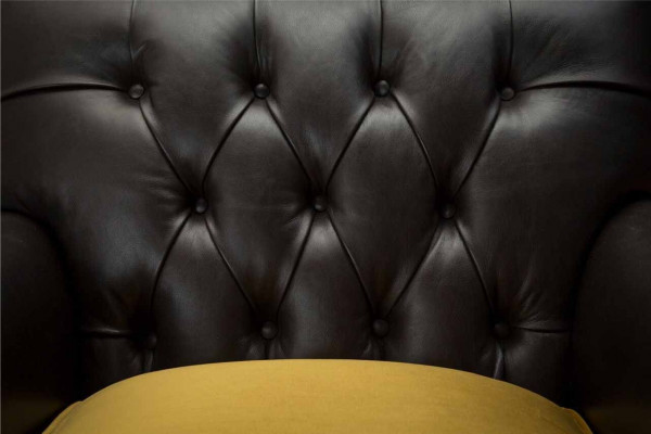 Armchair Couch Sofa Leather Brown Lounge Upholstery Seat Luxury Design Club