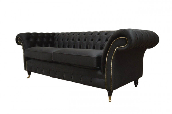 Chesterfield Sofa 3 Seater Couch Upholstery Luxury Textile Couches Sofas