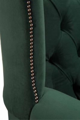 Chesterfield design armchair upholstery luxury textile couches wing chair