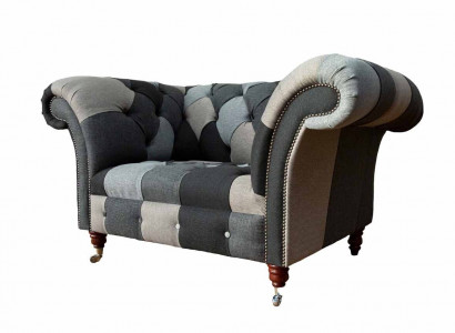 Sofa 1 seater textile lounge luxury upholstered seater new armchair design couch