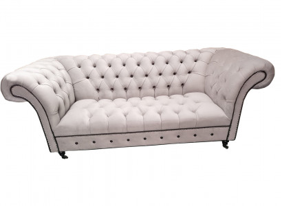 Chesterfield Sofa Three-Seater Sofas Upholstery Fabric Couches Modern