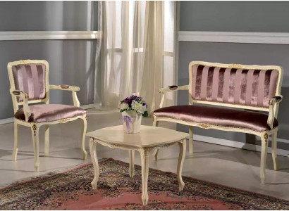 Classic seating set bench armchair living room furniture benches suite new