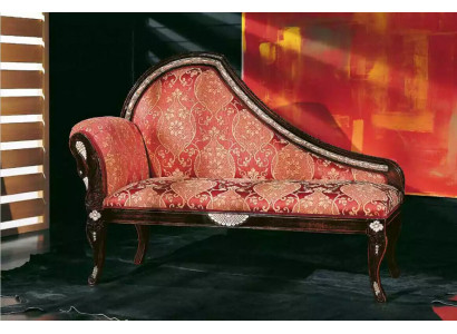 Living room chaise lounge upholstery fabric textile luxury seating furniture new