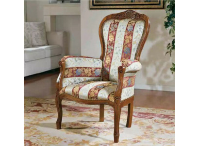 Classic designer armchair living room furniture seating textile furniture new