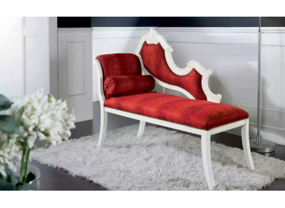 Red chaise lounge classic furniture living room furniture designer lounger