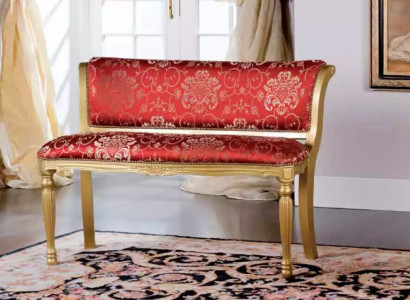 Bench cushion fabric seat style classic designer living room furniture