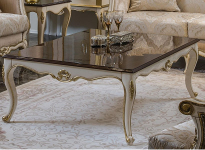 Coffee table solid wood luxury side table for living room