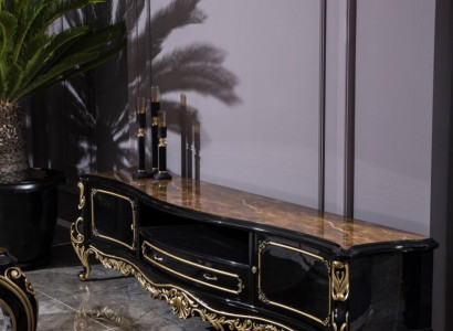 Luxury sideboard TV cabinet lowboard RTV furniture frame cabinets dresser