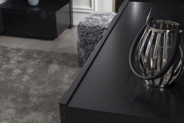 Black dresser sideboard cabinet sideboards cabinets 138cm furniture