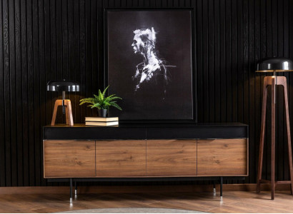 Dresser Sideboard Cabinet Sideboards Cabinets 208cm Furniture Wood