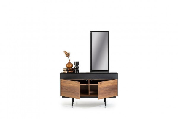 Chest of drawers + mirror with storage, 2-piece incl. mirror sideboard chests of drawers