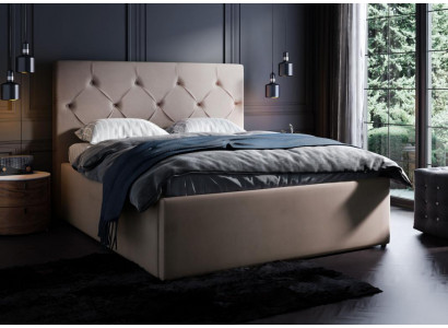 Bed furniture furnishings for hostel hotel elegant upholstered furniture beds