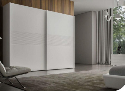 White wardrobe sliding doors bedroom furniture luxury solid wood furniture