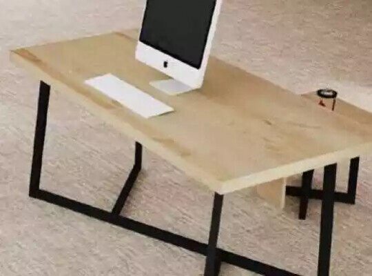 Modern office set desk coffee table file cabinet chest of drawers 4-piece.
