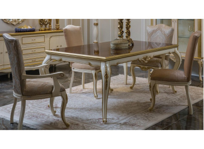 Dining room table chair set group ensemble table tables ensemble luxury 5-piece.